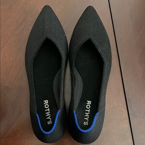 Rothy's Black Flats Elegant Slip-On Loafers